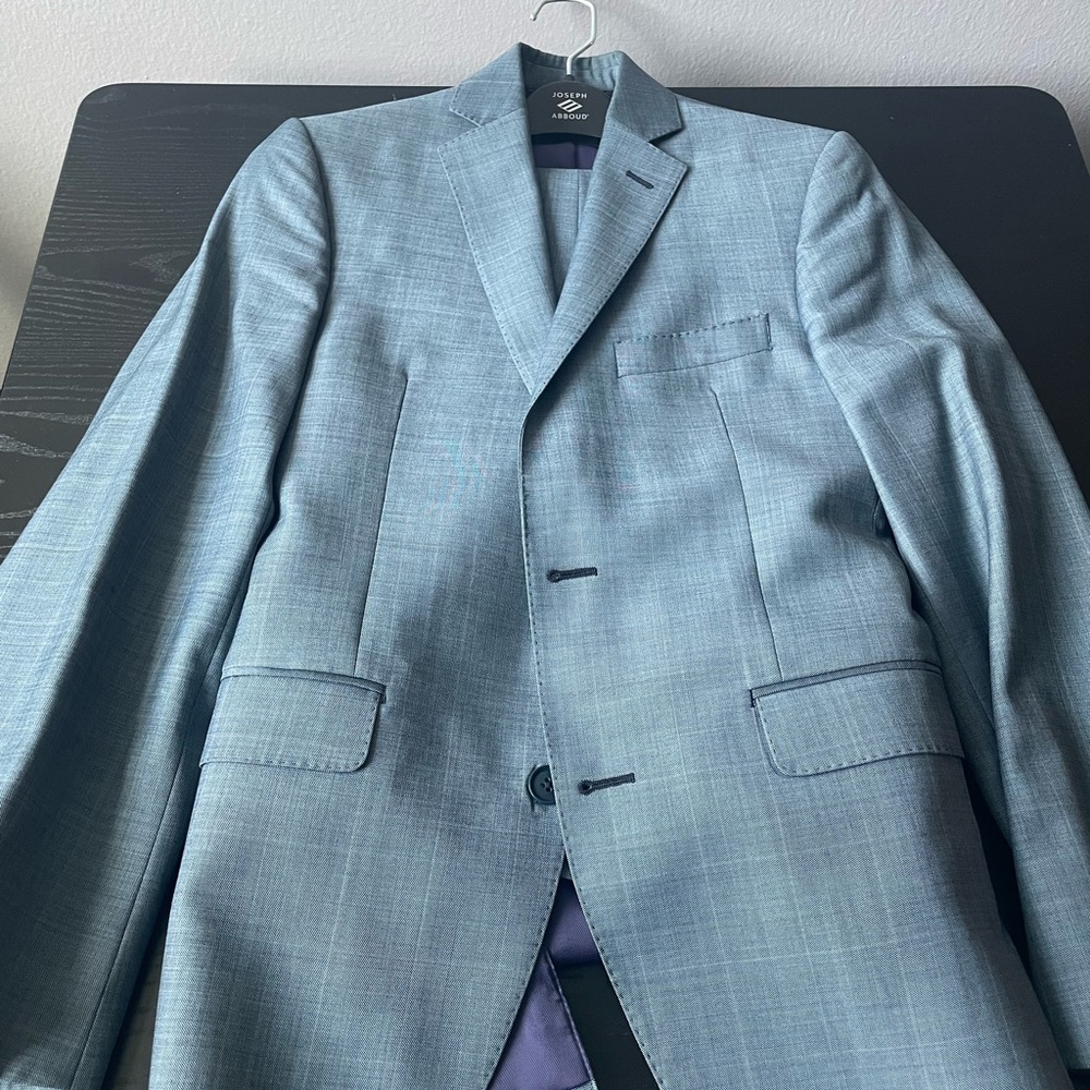 Saks Fifth Light Blue Suit